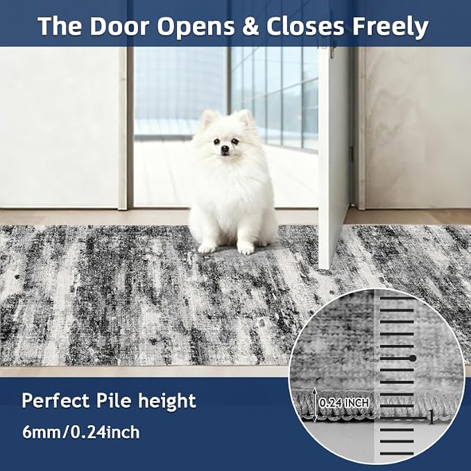 Washable Runners for Hallway 2x6 Runner Rug, Ultra-Thin Kitchen Runner Rugs - Image 6