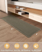 AMOAMI Upgraded Waffle Runner Rug Super Absorbent Non Slip Bath Mats - Image 6