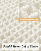 AMOAMI Upgraded Waffle Bath Mat, Super Absorbent Non Slip Bath Mats - Image 5