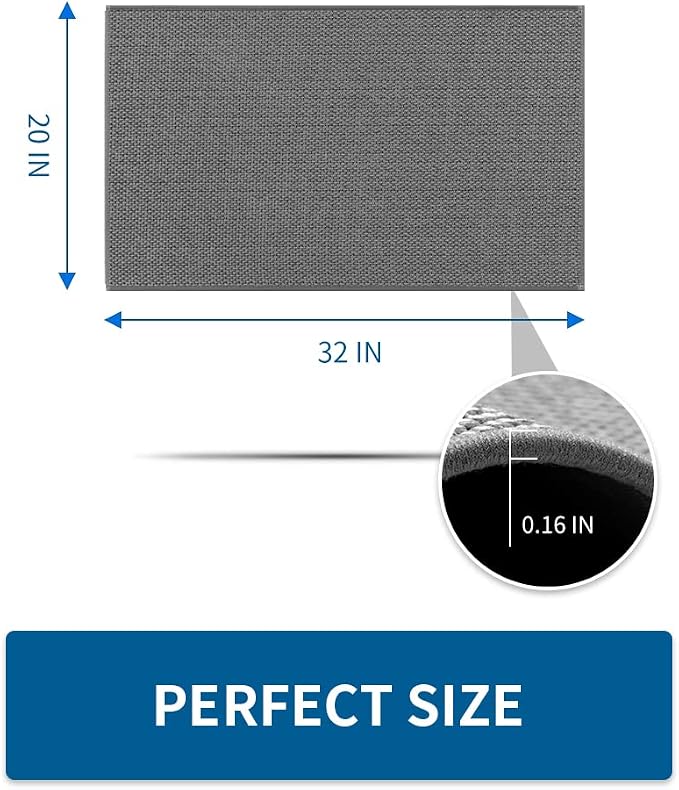 MontVoo Kitchen Rugs and Mats Non Skid Washable, Absorbent Runner Rugs - Image 2