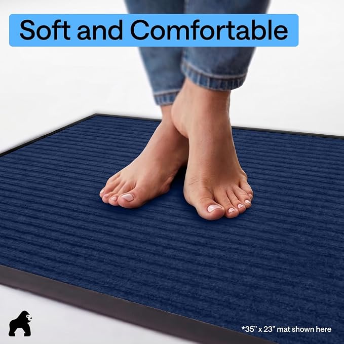 GORILLA GRIP Waterproof Traffic Guard Door Mat, 2 Pack Heavy Duty Entryway Mats - Image 8