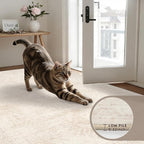 3x5 Area Rugs for Living Room: Vintage Boho Neutral Washable Rug Indoor Soft - Image 7