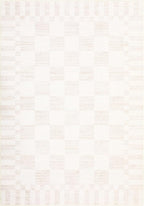 GarveeHome Beige Checkered Rug, Washable 3x5 Rug Non Slip - Image 4