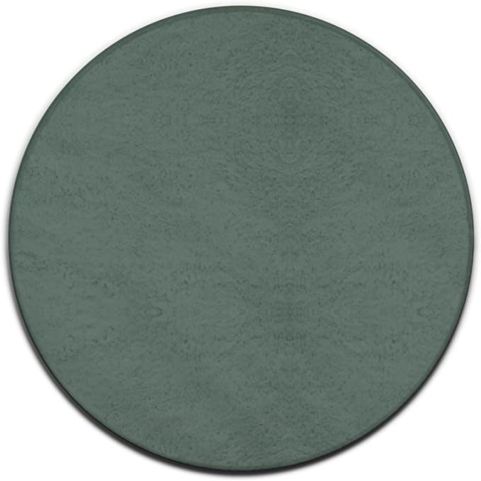 Room Sofa Yoga Soft Round Carpet, Home Decor Non Slip Kitchen Office Circle Rug by Meaudiwes