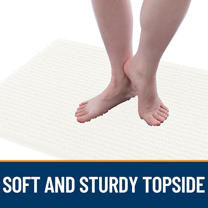 OLANLY Dog Door Mat for Muddy Paws 70x46, Ultra Absorbent Chenille Mud Doormat - Image 3