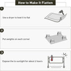 Clear Plastic Floor Mat for Under Dining Table, Anti-Spill Hard Floor Protector - Image 7