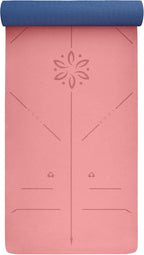 YOGATI® Yoga Mat with Strap with Alignment Lines. Home Workout Mat - Image 2