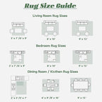 Area Rug 6x9 Washable Rug, Vintage Boho Medallion Rugs Non-Slip Soft Low Pile - Image 8