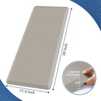 KitchenClouds Kitchen Mat Cushioned Anti Fatigue Kitchen Rug 17.3"x39" Water - Image 2