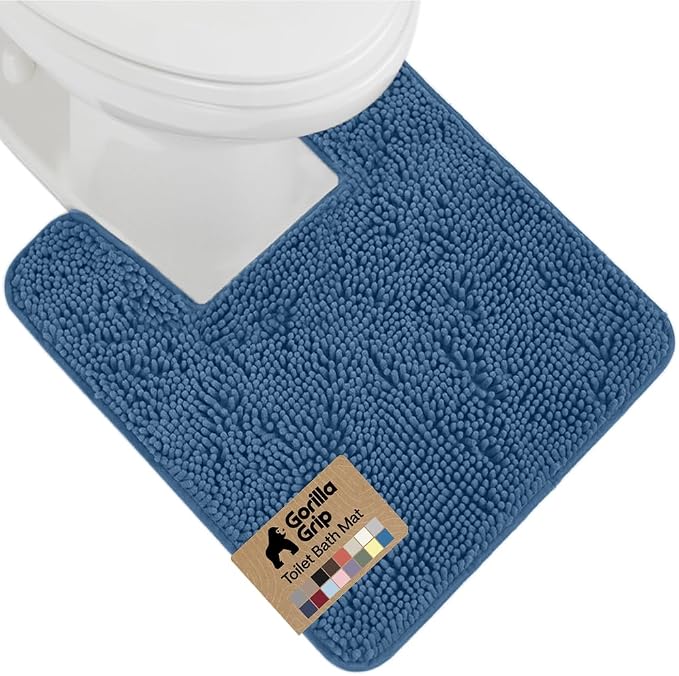 GORILLA GRIP Plush Absorbent Shaggy Chenille Bath Rug Mat by Unknown