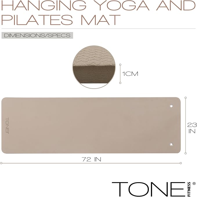 TONE Fitness Hanging Yoga Mat, Pilates Mat, Exercise Mat - Image 5