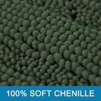 H.VERSAILTEX Extra Thick Chenille Striped Pattern Bath Rugs - Image 3