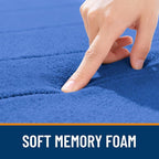 OLANLY Memory Foam Toilet Rugs U Shaped 24x20, Super Soft Absorbent Contour - Image 6