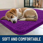 Smiry Dog Door Mat for Muddy Paws 36x24, Absorbent Dirt Trapper, Non-Slip - Image 2