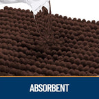 OLANLY Dog Door Mat for Muddy Paws 47x20, Ultra Absorbent Chenille Mud Doormat - Image 4