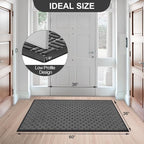Mibao Front Door Mat, Heavy Duty Durable Welcome Mat - Image 2