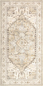 Yamaziot Washable Runner Rug, 3x6 Non-Slip Boho Vintage Hallway Rug - Image 6
