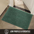 HIYARD Sturdy Front Door Mat, Absorbent Muddy Dirt Resist Welcome Door Mats - Image 6