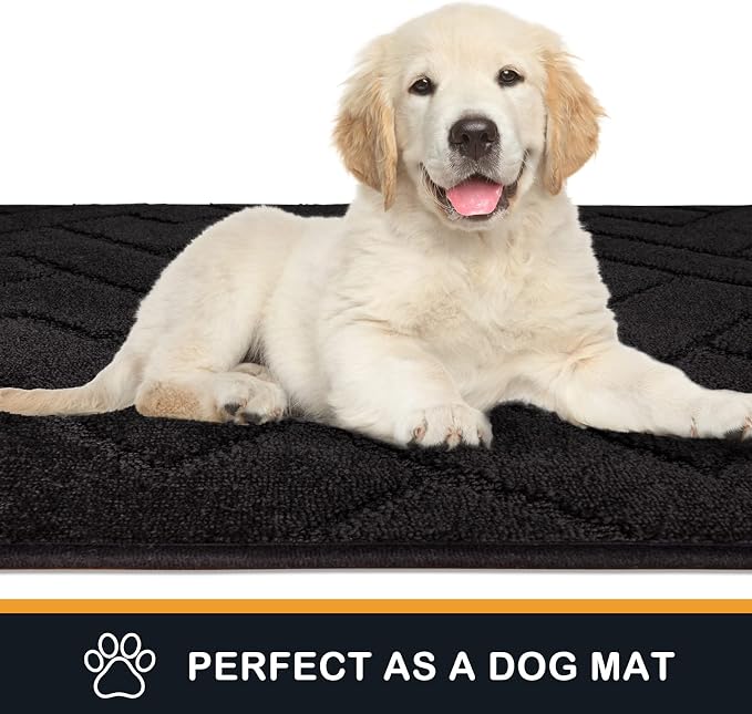 PURRUGS Dirt Trapping Door Mat 32" x 47", Non-Slip Machine Washable Entry Rug - Image 6