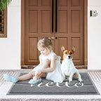 CozyBounty Door Mat Hello Mats Outdoor Indoor Non-Slip Doormat - Image 2
