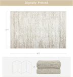 Srugn Washable Rugs 4x6 Area Rugs - Image 2