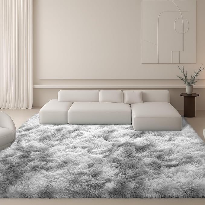 6x9 Rugs for Living Room, Rugs for Bedroom, Plush Fluffy Carpet, Non-Slip - Image 8