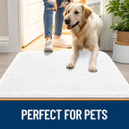 OLANLY Dog Door Mat for Muddy Paws 59x35, Absorbs Moisture and Dirt, Absorbent - Image 6