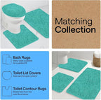 GORILLA GRIP Bath Rug Mat 44x26, Soft Absorbent Chenille, Quick Dry Microfiber - Image 8