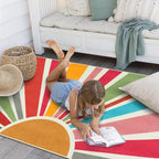 STARUIA Boho Washable Rug 3'x5' Kids Area Rug - Image 8