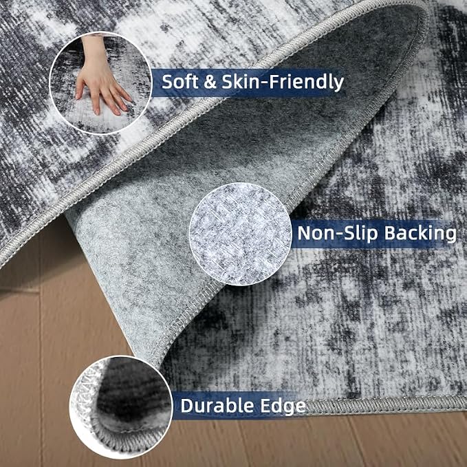 Washable Runners for Hallway 2x6 Runner Rug, Ultra-Thin Kitchen Runner Rugs - Image 5