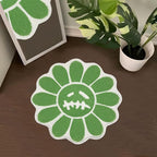 Trippy Happy Face Rug Cool Rugs Tufted Quick Dry Bath Mats by Shovagy