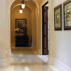 Clear Hard Floor Runner, USA Made, 44 Inch Round, 2mm Thick Clear Vinyl - Image 2