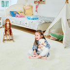 Ultra Soft Rug for Living Room, 8X10 Fluffy Shag Area Rug for Bedroom, Modern - Image 3