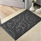 HIYARD Front Door Mat, Absorbent Dirt Trapping Welcome Door Mat Indoor Outdoor by HIYARD