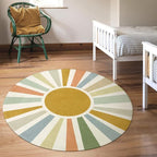 STARUIA Boho Washable Rug 5 Ft Round Area Rug - Image 8