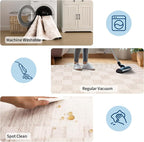 GarveeHome Beige Checkered Rug, Washable 3x5 Rug Non Slip - Image 7