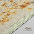 2x6 Beige Rug Runners for Hallways Kitchen Runner Rug Non Slip Washable Tan - Image 9