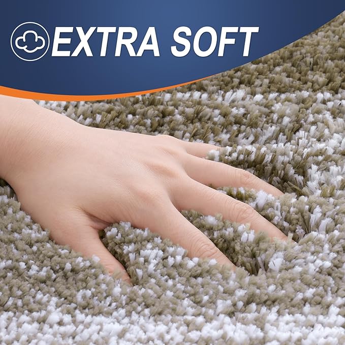 OLANLY Large Bathroom Rugs Mat 54x24, Extra Soft Absorbent Microfiber Bath Rugs - Image 2