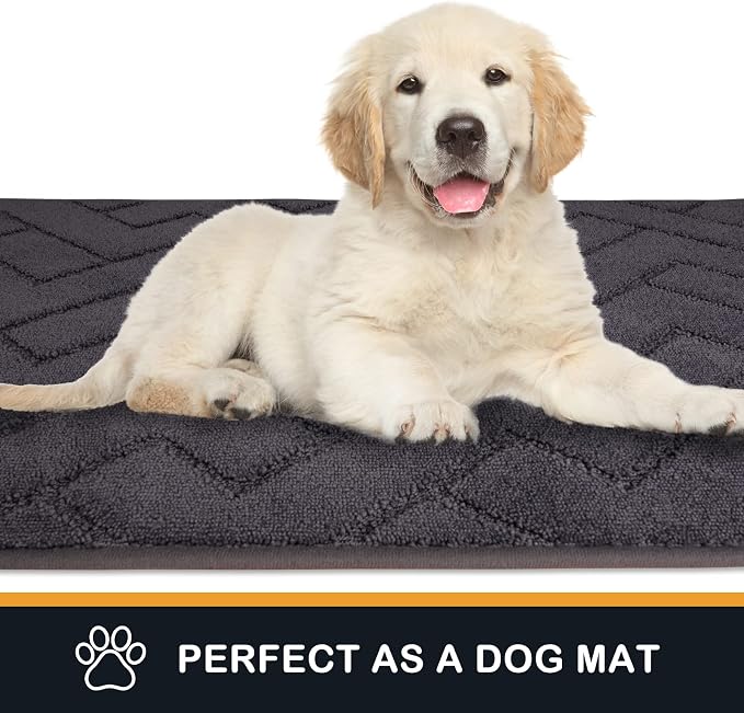 PURRUGS Dirt Trapping Door Mat 36" x 36", Non-Slip Machine Washable Entry Rug - Image 6