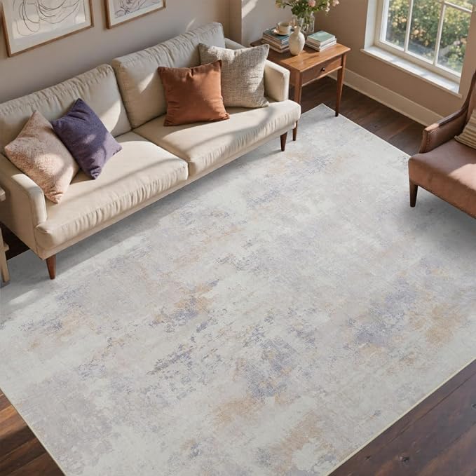 8x10 Ft Large Area Rugs for Living Room, Soft Non-Slip Washable Rugs Modern - Image 3