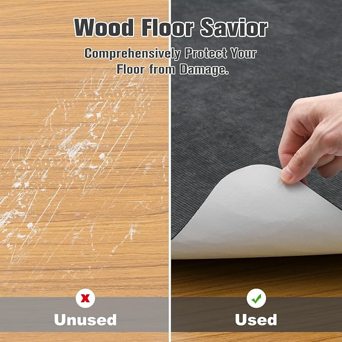 Placoot Desk Chair Mat for Hardwood Floor & Tile 55"x35" Office Chair Mat for - Image 7