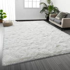 Deerhoo Large Shag Area Rugs 5 x 8, Plush Fuzzy Rugs by Deerhoo