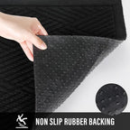 HIYARD Sturdy Front Door Mat, Absorbent Muddy Dirt Resist Welcome Door Mats - Image 4
