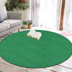 Machine Washable Modern Round Area Rug, Room Sofa Yoga Soft Round Carpet - Image 5