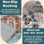 CHAMPLANT Area Rug 5'x7' Washable Rug Vintage Traditional Floor Cover Thin - Image 5