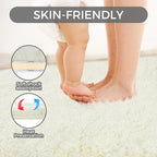 Ultra Soft Rug for Living Room, 8X10 Fluffy Shag Area Rug for Bedroom, Modern - Image 4
