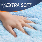 OLANLY Small Bathroom Rugs Mat 24x16, Extra Soft Absorbent Microfiber Bath Rugs - Image 2
