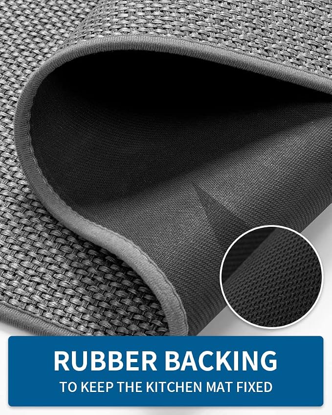 MontVoo Kitchen Rugs and Mats Non Skid Washable, Absorbent Runner Rugs - Image 3