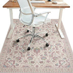 48"x60" Office Chair Mat for Hardwood Tile Floor, Under Desk Carpet Protector by BESBLEE