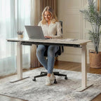 48"x60" Office Chair Mat for Hardwood Tile Floor, Under Desk Carpet Protector - Image 3